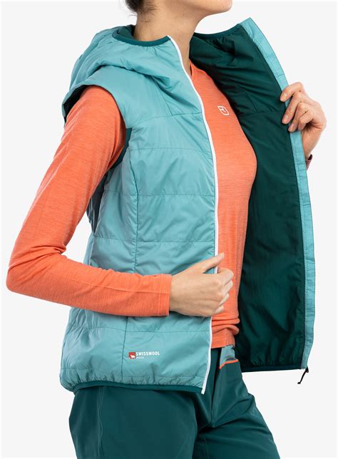 D Msk Vesta Ortovox Swisswool Piz Duan Vest Ice Waterfall