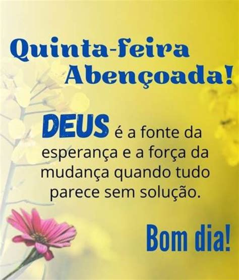 30 Imagens E Frases De Bom Dia Quinta Feira Abençoada Para Whatsapp