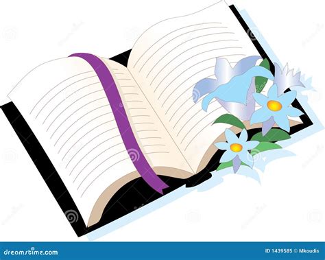 Bible With Flowers Royalty Free Stock Photo Image 1439585