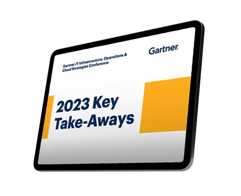 Key Take Aways Gartner It Iocs Conference London U K