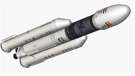 GSLV Mk III 3D Model $47 - .blend .fbx .max .obj - Free3D