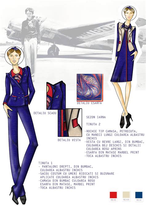 Flight attendant uniform design on Behance