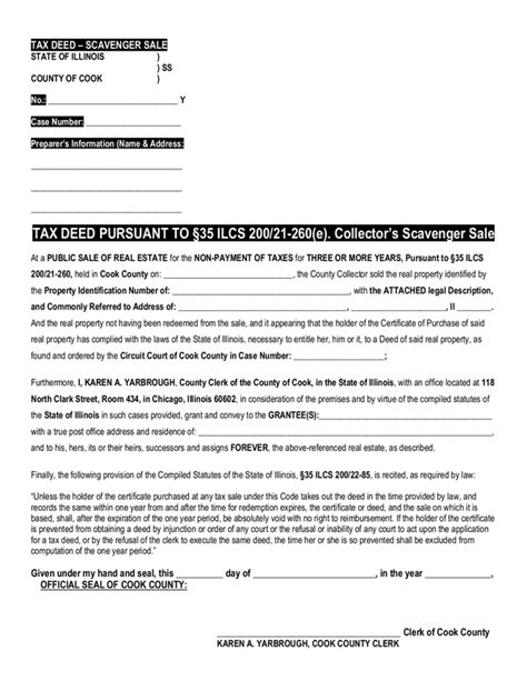 Fill Free Fillable Cook County Clerk S Office Illinois PDF Forms