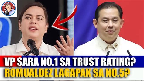 VP SARA DUTERTE NAKAKUHA NG PINAKAMATAAS NG TRUST RATING LAGAPAK NAMAN