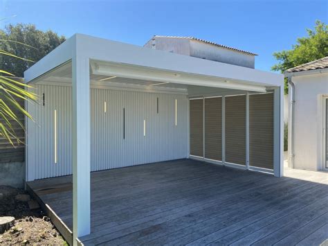 Pergola Bioclimatique Avec Stores Verticaux D Costores Atlantique