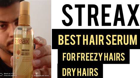 Streax Hair Serum For Freezy Or Dry Hairs Review In Hindi Streax Hair Serum Youtube