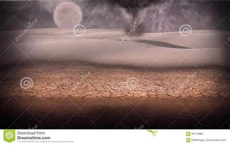 Desert storm stock illustration. Illustration of digital - 94170888