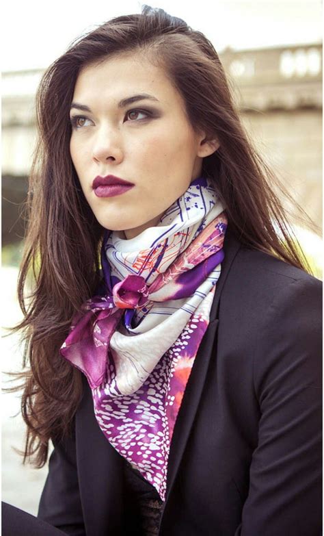 Pin On Silk Scarves Ways To Wear A Scarf Scarf Wearing Styles Scarf