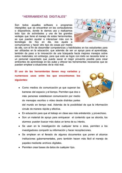 Selecci N De Herramientas Digitales Uso Y Funcionamiento Pdf