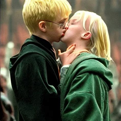 Harry Potter And Draco Malfoy Kissing