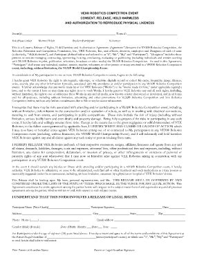 First Robotics Consent And Release Form 2023 Printable Forms Free Online