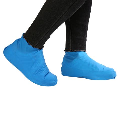 Anti Slip Silicone Rain Shoe Covers Reusable Waterproof Shoes Cover