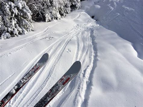 Snowy slope stock image. Image of england, slopes, slope - 48094459