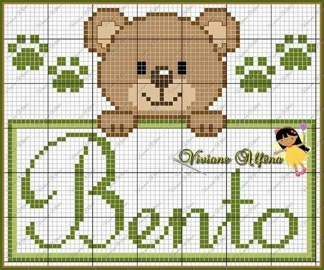 Ponto Cruz Infantil Urso Ponto Cruz Bordado Ponto Cruz Infantil