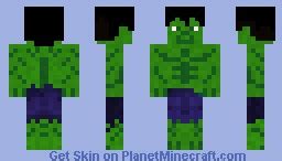 The Incredible Hulk Minecraft Skin