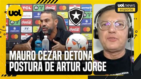 Mauro Cezar Detona Grosseria De Artur Jorge Pergunta De Rep Rter