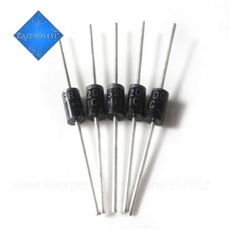 20pcs Lot Sr5200 Sb5200 Schottky Barrier Rectifier Diode 5a 200v Do