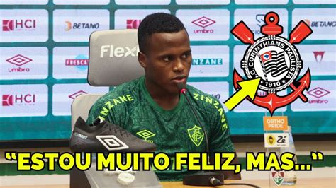 Golpe No Fluminense Olha Oque O Jhon Arias Falou Ap S Acerto O