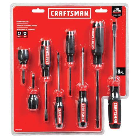 Juego De Destornilladores Bimateriales Pzs Craftsman