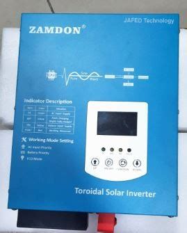 W V Zamdon Hybrid Offgrid Solar Toroidal Pure Sine Wave Power