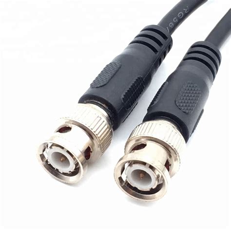 Bnc Male Connectors 50 Ohm Rg58 Coaxial Cable Black Buy Coaxial Cable Rj58 Bnc Cable Rg58 Bnc