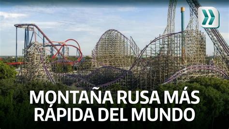 🤯 Esta Es La Montaña Rusa Más Empinada Y Rápida Del Mundo Vanguardia Youtube