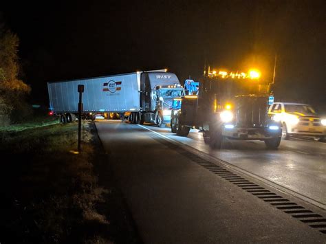 Tractor Trailer Accident Slows Traffic On Interstate 81 In Preble