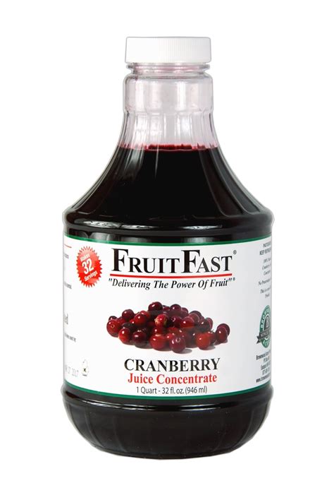 100 Pure Cranberry Juice Concentrate By Fruitfast Brownwood Acres Unsweetened