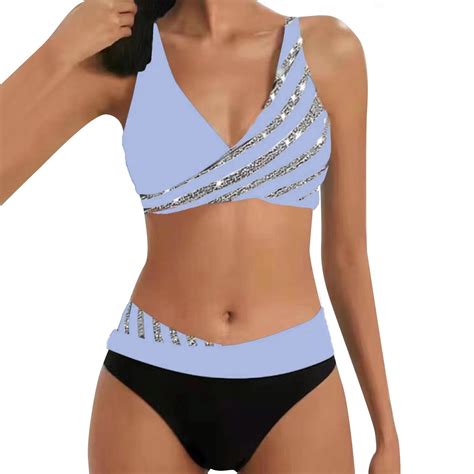 Ehrwe Women S Swimwear Bottoms Bikini Suit Prints Bathing Swimsuit