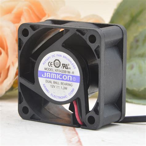 JAMICON KF0420B1M R DC12V 1 3W 2 Wire Cooling Fan 99GO