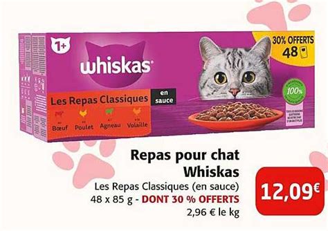 Promo Repas Pour Chat Whiskas Chez Colruyt ICatalogue Fr