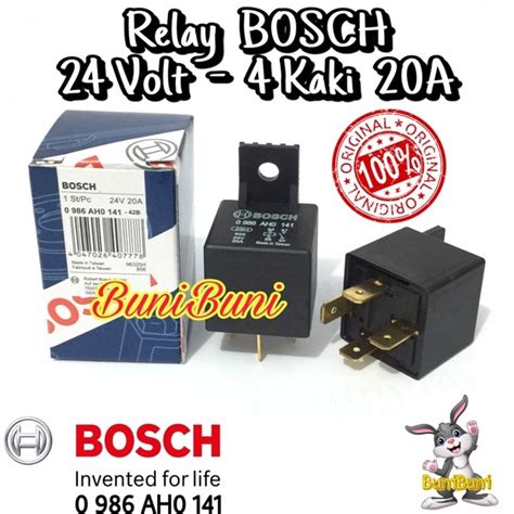 Jual Sudah Ready Relay Bosch V Kaki Relai Rilei Bosch Volt Pin