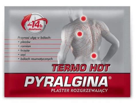 PYRALGINA Termo HOT plaster rozgrzewający 1 szt Blick Punkt Lider