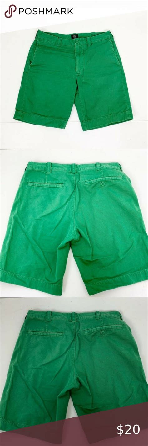 J Crew Stanton Casual Chino Shorts Green