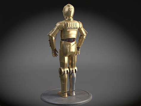 Star Wars C-3PO Droid 3D Model by SQUIR