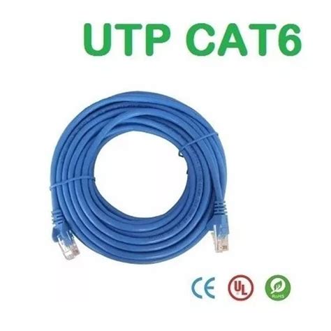 Cable De Red Utp Patch Cord Cat Certificado Metros Awg Tecnit