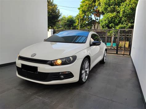 VW Scirocco 2012 White Couple 2 0 Antik MobilBekas