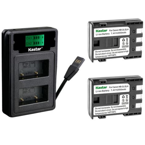 Kastar Battery Lzd Usb Charger For Canon Nb L Nb Lh Bp L Bp Lh Cb