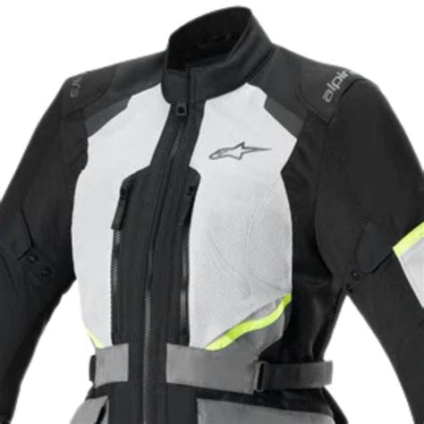 Jaqueta Alpinestars Stella Andes Air Drystar Cinza Preto Gelo Escuro