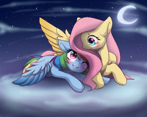 Fluttershy X Rainbow Dash Fan Art