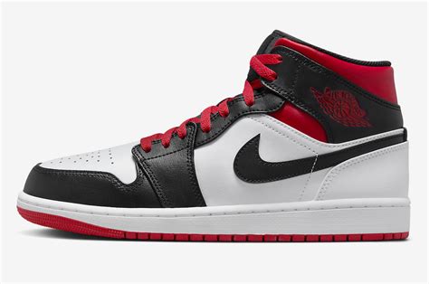 Air Jordan 1 Mid White Gym Red Black Dq8426 106 Sbd