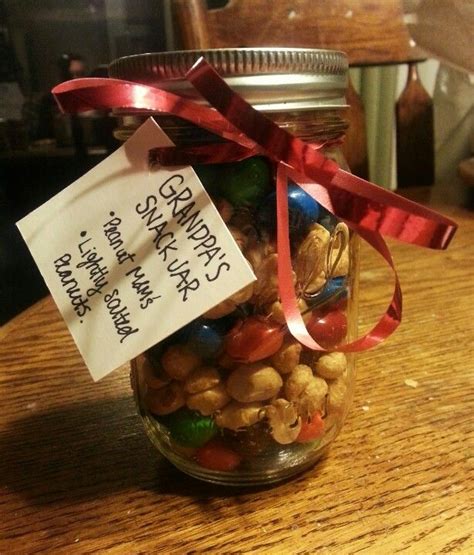 Personalized Snack Jar T For Grandparents