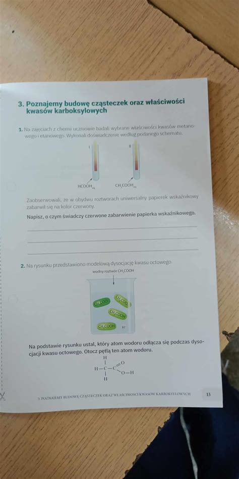 Chemia 3 Szkoła branżowa I stopnia Zeszyt ćwiczeń ktoś pomoże