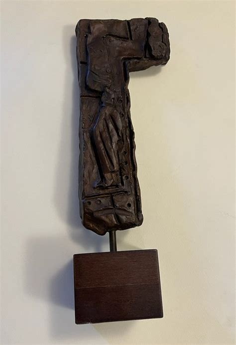 Mario Sironi Scultura Senza Titolo Cm Bronzo