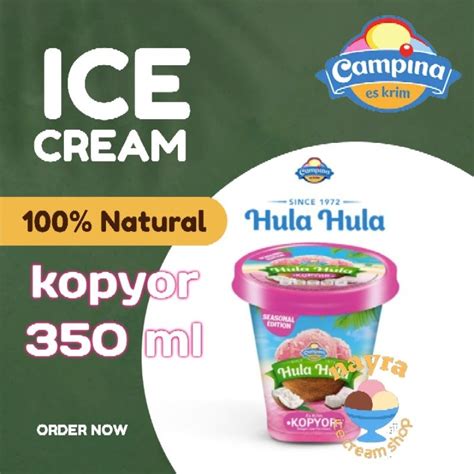 Jual Campina Ice Cream Kopyor 350 Ml Shopee Indonesia