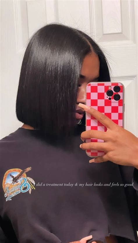 Pin By Nolzi On Hair Natural Hair Styles Straight Hairstyles Bob