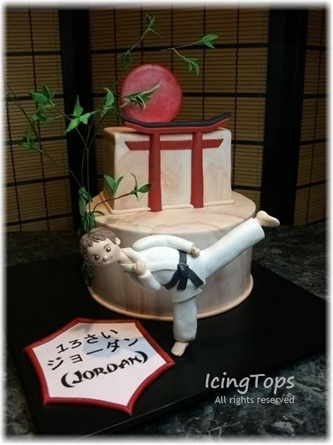 Japanese Themed Cake Decorated Cake By Icingtops Cakesdecor