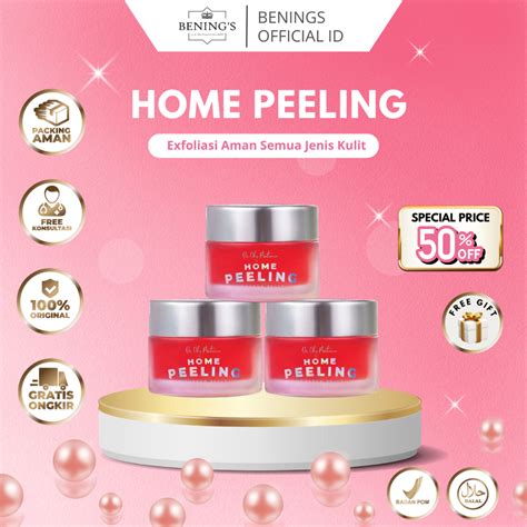 Jual Benings Home Peeling Booster Jelly Mencerahkan Dan Eksfoliasi Sel