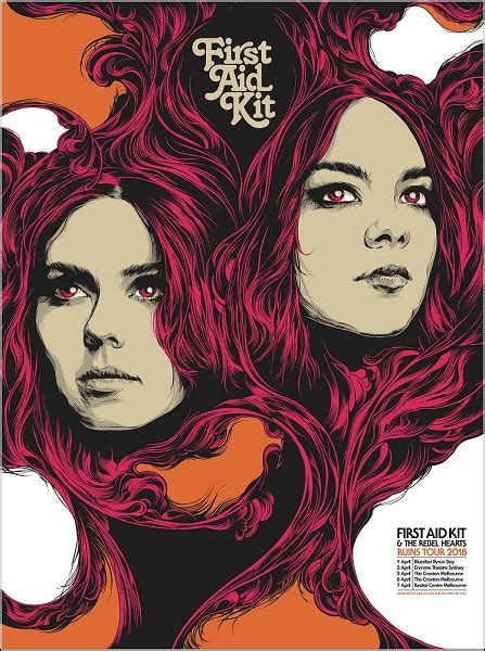 First Aid Kit concert poster by Ken Taylor | Poster Cabaret