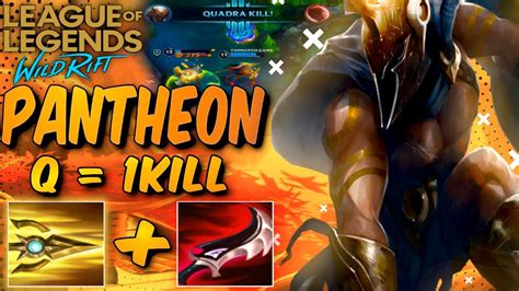 Wild Rift Pantheon St Skill So Broken Quadra Kill In Wild Rift